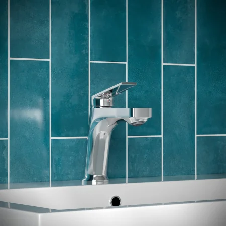 PL7CH-001F Смеситель для умывальника из высокопрочного пластика-Хром