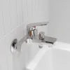 PL7CH-009E Смеситель для ванны  из высокопрочного пластика-Хром