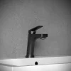 PL7BL-001F Смеситель для умывальника из высокопрочного пластика-Черный