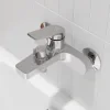 PL7CH-009E Смеситель для ванны  из высокопрочного пластика-Хром
