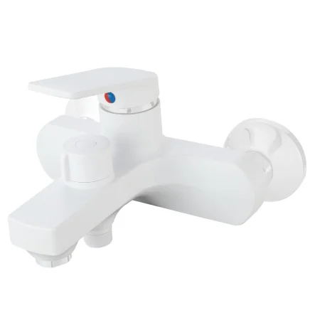 PL7-009E Смеситель для ванны  из высокопрочного пластика-Белый