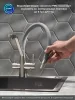 Смеситель для кухни РМС SUS127GY-016F-015 с фильтром для питьевой воды Нержавеющая сталь Серый