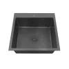 MR-5050BL Matte Набор 3 в 1 РМС (кухонная мойка+ корзина раздвижная+ дозатор врезной)