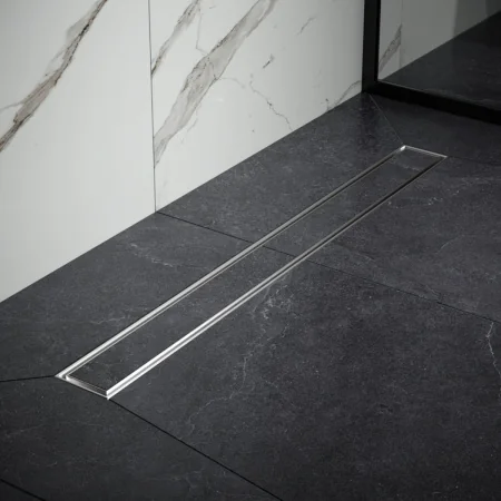 Трап для душа линейный РМС ТЛ02-70х7см Нержавеющая сталь