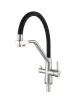Смеситель для кухни РМС SUS127BL-016F-015 с фильтром для питьевой воды Нержавеющая сталь Черный