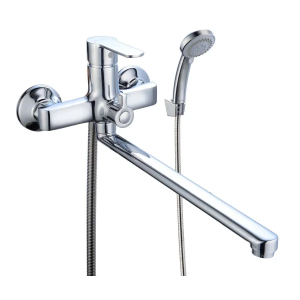 Смеситель  для ванны с душем BOOU B8289-18F универсальный Латунь