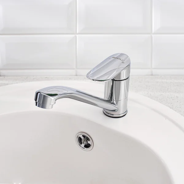 Смеситель для кухни BOOU B8274-14 с длинным изливом Латунь