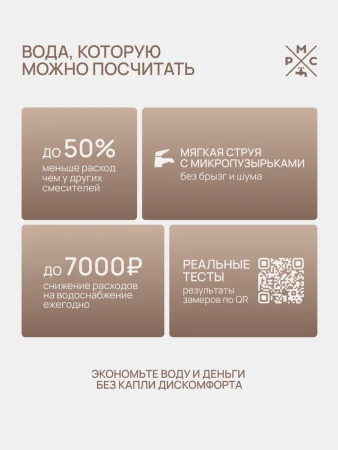 Душевая стойка РМС SUS124-003DK-3 с тропическим душем Нержавеющая сталь