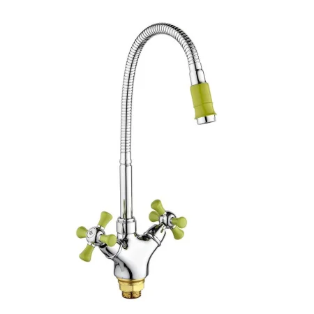 Смеситель для кухни РМС SL92GR-279F гибкий излив Хром