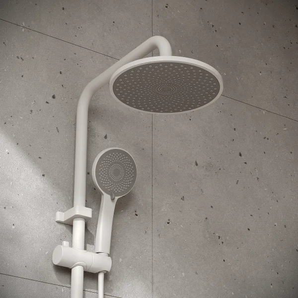 PL7-009DK Душевая система из высокопрочного пластика-Белый