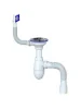 Сифон для мойки с прямоугольным переливом Unicorn B425 Гибкий отвод