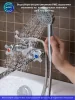 Смеситель для ванны с душем РМС SL115-140E Хром
