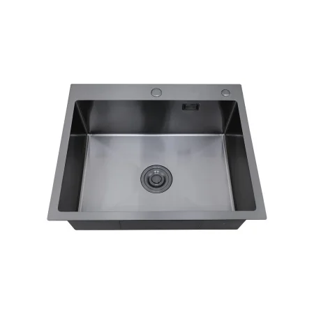 MR-6050BL Набор 3 в 1 РМС (кухонная мойка+ корзина раздвижная+ дозатор врезной)