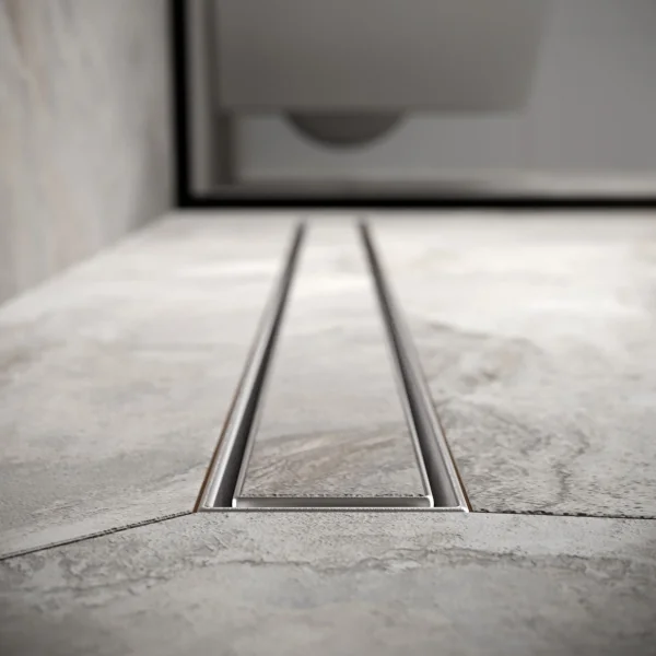 Трап для душа линейный РМС ТЛ01-80х7см Нержавеющая сталь