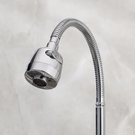 Смеситель для кухни РМС SL138-279F с гибким изливом с переключением Хром