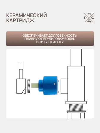 SUS123GY-016F Смеситель для кухни, ø35