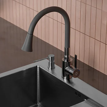 SUS123GY-016F Смеситель для кухни, ø35