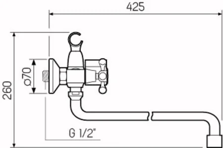SL71-140 Смеситель для ванны