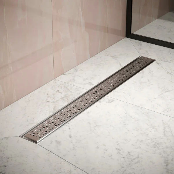 Трап для душа линейный РМС ТЛ04-70х7см Нержавеющая сталь