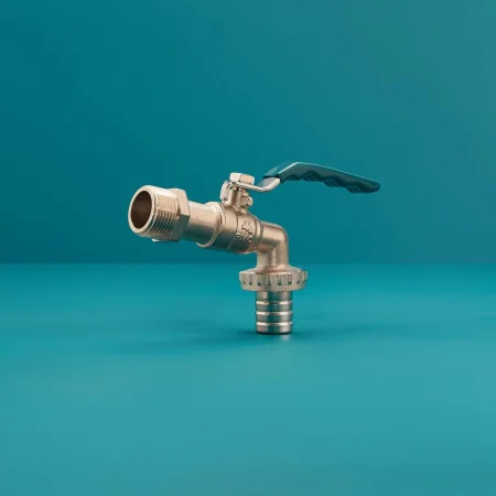 Кран водразборный РМС 01-15 Люкс с соединением 1/2" Латунь