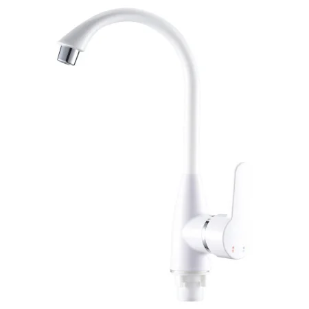 Смеситель для кухни РМС PL5-017F Высокопрочный пластик Белый