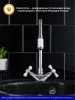 Смеситель для кухни РМС SL92W-279F гибкий излив Хром