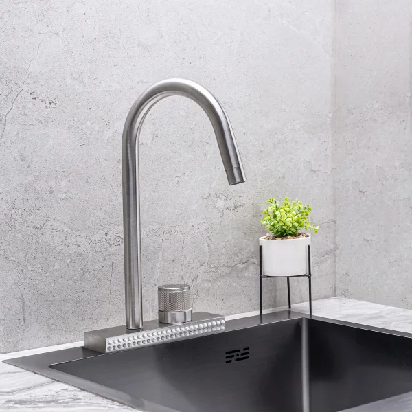 Смеситель для кухни РМС SUS130-017F Нержавеющая сталь