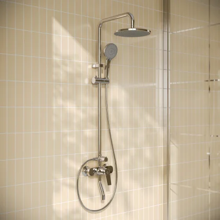 PL7CH-009DK Смеситель для душа из высокопрочного пластика-Хром