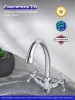 Смеситель для кухни РМС SL71-271F двуручковый Хром