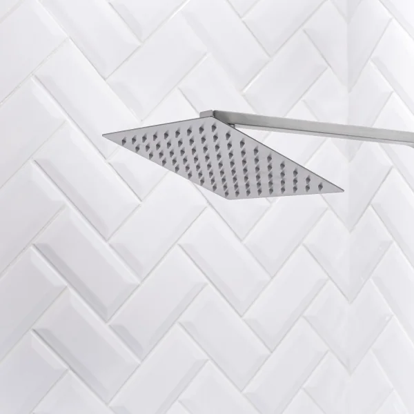 Душевая стойка РМС SUS125-009DK с тропическим душем Нержавеющая сталь