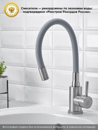 SUS124GY-016F Смеситель для кухни, ø35