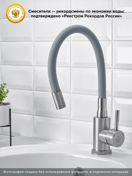 SUS124GY-016F Смеситель для кухни, ø35