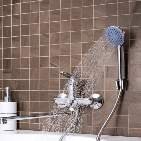 Смеситель  для ванны с душем РМС SL123-006E Хром