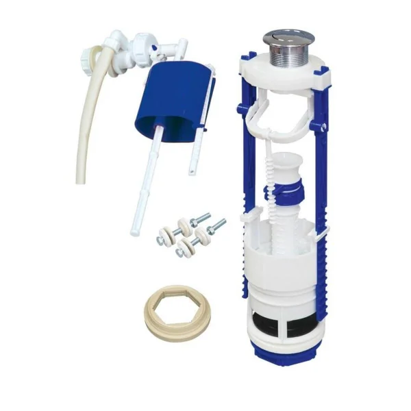 АС-16.1М Арматура "РБМ" для бачка 1-кнопочная (с боковой подводкой)