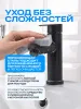 Смеситель для раковины РМС SUS124BL-001F Нержавеющая сталь Черный