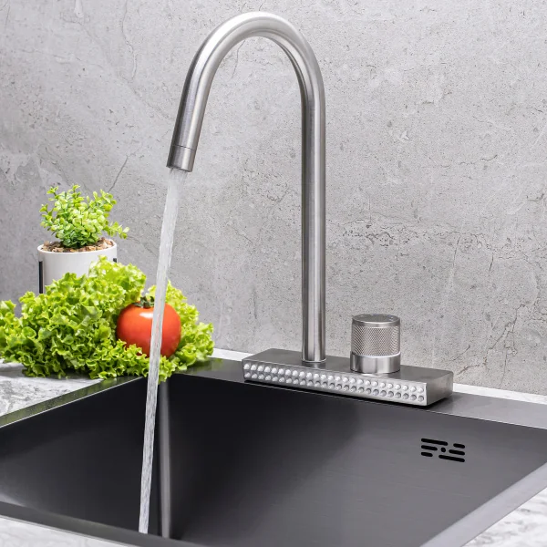 Смеситель для кухни РМС SUS130-017F Нержавеющая сталь