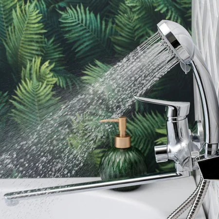 Смеситель  для ванны с душем BOOU B8274-18F универсальный Латунь