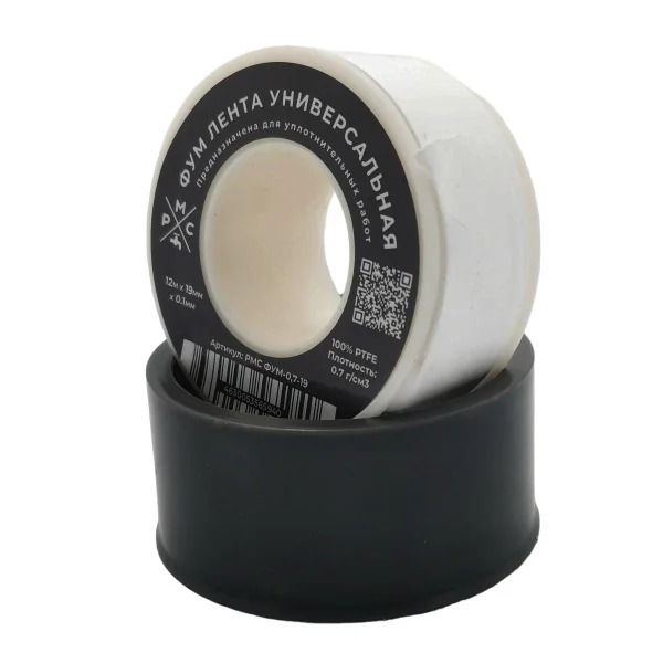 Фум-лента "РМС" ФУМ-0,7 г/см3 (12м*19мм*0,1мм)