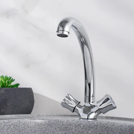 Смеситель для кухни РМС SL116-273F двуручковый Хром