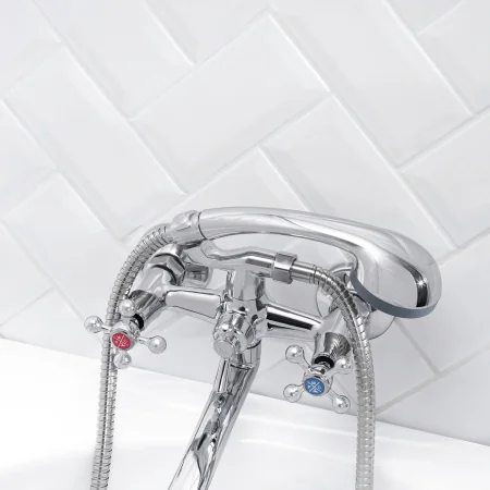 Смеситель для ванны с душем РМС SL71-143P универсальный Хром