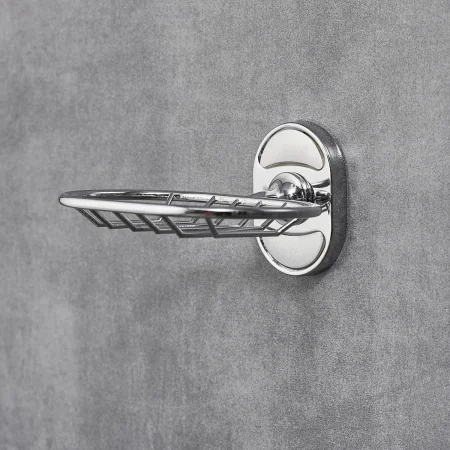 Мыльница овальная РМС A2021 металлическая решетка