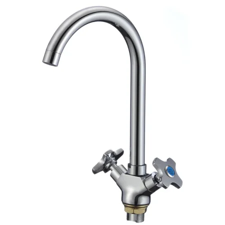 Смеситель для кухни РМС SL115-274F двуручковый Хром
