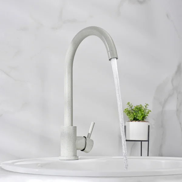 Смеситель для кухни РМС SUS124GY-017F Нержавеющая сталь Серый