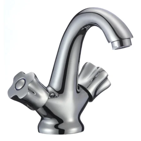 Смеситель для раковины РМС SL116-161 двуручковый Хром