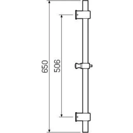 Стойка для душа РМС SUS124-RACK-1 Нержавеющая сталь