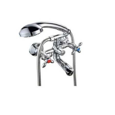 Смеситель  для ванны с душем BOOU BA5318-2-B702 с коротким изливом Латунь