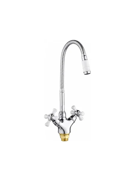 Смеситель для кухни РМС SL92W-279F гибкий излив Хром
