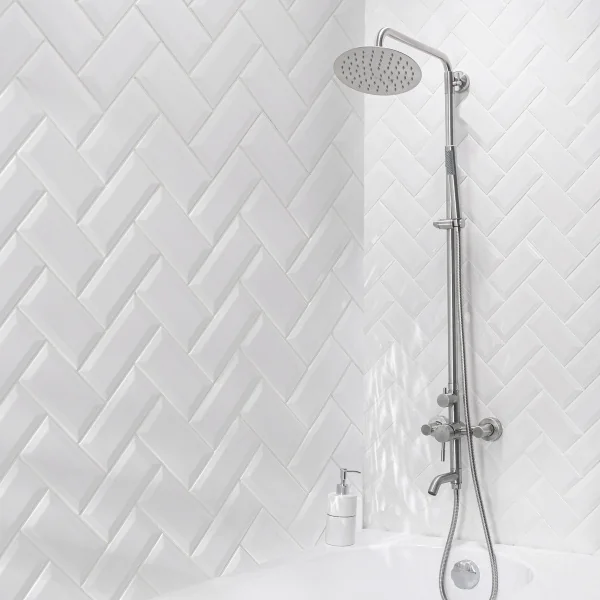 Душевая стойка РМС SUS124-009DK-1 с тропическим душем Нержавеющая сталь