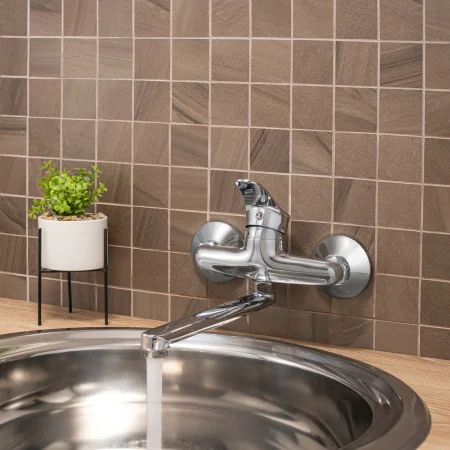 Смеситель для кухни РМС SL86-005 настенный Хром