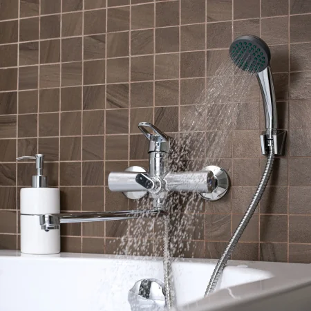 Смеситель для ванны с душем РМС SL141-006E универсальный Хром